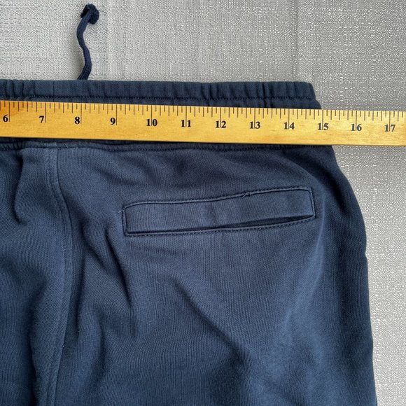 Gymshark Joggers Sweatpants Mens Size Medium Navy Pants Gym Tapered Logo - Picture 9 of 12
